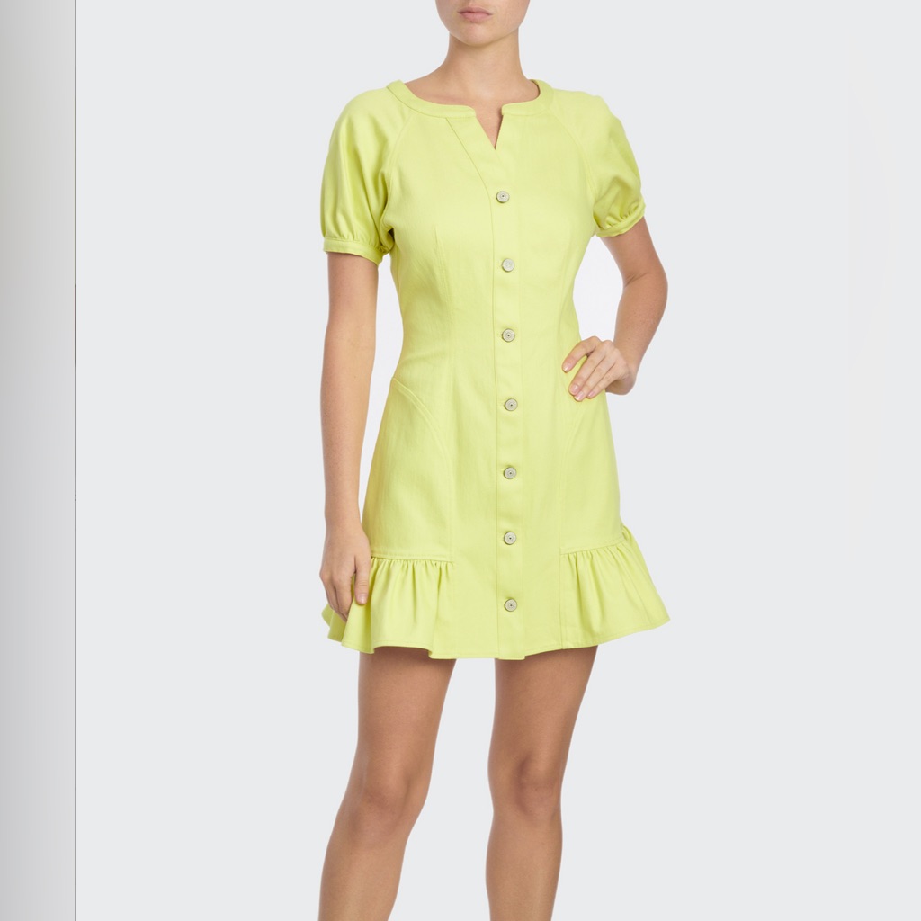 Nwt Cinq A Sept Jazmyn Stretch Denim Minidress Sz 4